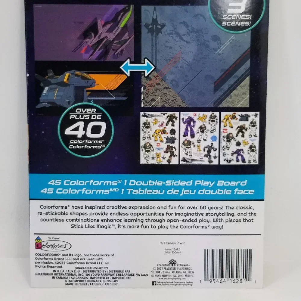 Buz Lightyear stickers over 40 stickers and one scene